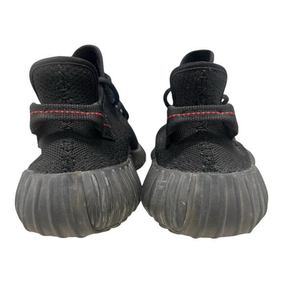 adidas Black Red Accent 12.5 Yeezy Boost 350 V2 Bred CP9652 Kanye Streetwear - Picture 3 of 8
